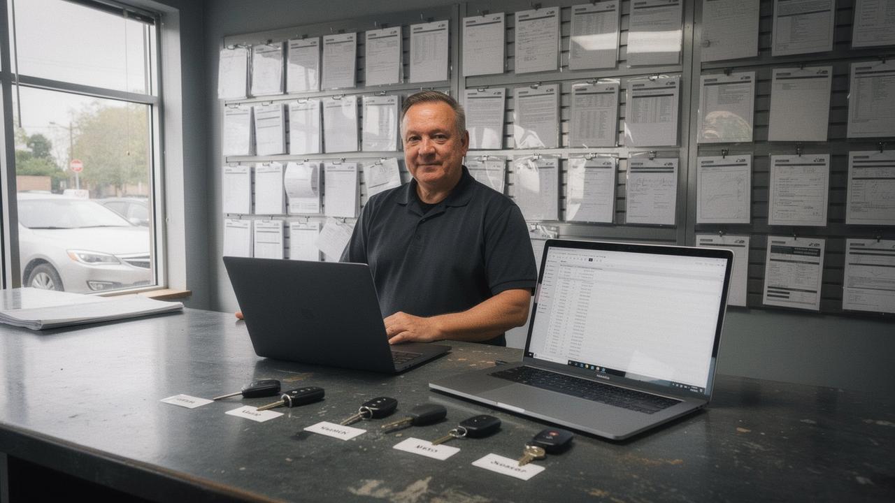 Service writer at the dispatch desk of the Kyiv repair network office